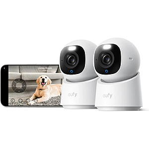$77.99 – Refurbished 2-pack eufy E30 4K Indoor Camera w/ 360° Pan & Tilt  + Free Shipping