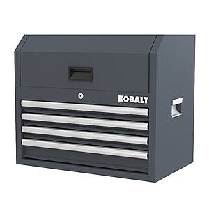 $159.00 – Kobalt 26″ W x 22″ H x 16″ D Steel Tool Chest (3 Colors) $159 + Free Pickup at Lowe’s