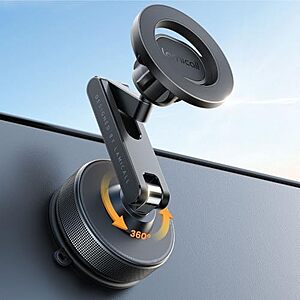 $9.99 – * | Lamicall MagSafe Adjustable Suction Mount Car Phone Holder at Amazon