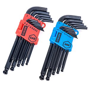 NEIKO 01103A Metric and Standard Allen Wrench Set