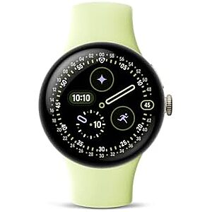 41mm Google Pixel Watch 4 - Lemongrass Active Band - LTE smartwatch