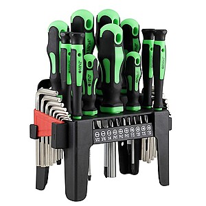JobSmart 37 pc. SAE/Metric Screwdriver Set