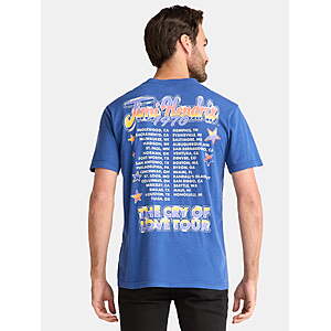 $6.45 – , Walmart, S,M,L, Jimi Hendrix Men’s and Big Men’s Boston Graphic Tee, Walmart