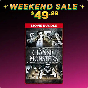 $49.99 – Universal Classic Monsters 30-Film Digital Collection