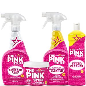 $12.92 – Stardrops The Pink Stuff Miracle Cleaning Ultimate Bundle (Paste, Multi-Purpose Spray, Bathroom Foam Spray & Cream Cleaner) — Lowest Price Ever at Amazon with Subscribe & Save