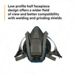 $21.00 – 3M Rugged Comfort Quick Latch Half Facepiece Reusable Respirator + Organic Vapor Cartridge at Amazon.com for $21