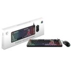 $24.99 – MSI Forge GK110 Combo US – Gaming RGB Keyboard & Mouse Set, 26-Key Anti-Ghosting, 12800 DPI Optical Sensor