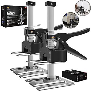 $18.02 – 2-Pack XClifes Steel Furniture Lifter Jack (Black) – Lowest Price Ever with Promo Code on Amazon
