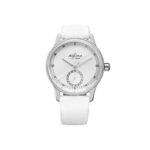 $3,489.72 – Alpina Men’s Alpiner Date Manufacture Limited Edition Watch: Hammered and Polished Stainless Steel Case and White Textile Strap