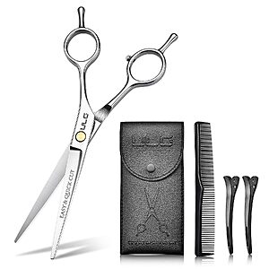 $5.99 – 6.5″ ULG Professional Hair Cutting Scissors (Silver)  + Free Shipping w/ Prime or on $35+