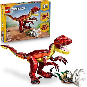 283-Piece LEGO Creator Fierce Dinosaur Building Toy