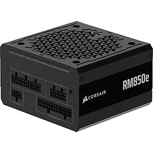 $72.99 – * | CORSAIR RM850e (2025) ATX 3.1 PCIe 5.1 Ready 850W PSU at Amazon