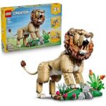 $55.95 – | 839-Piece LEGO Creator: 3 in 1 – Wild Animals: Majestic Lion (31386, 2026) at Amazon