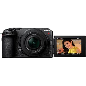 $596.95 – Nikon Z 30 with Wide-Angle Zoom Lens: Compact, Lightweight Mirrorless Camera for Stills and Video