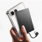 $17.99 – Lisen 0.2″ Ultra-Slim Portable Charger & Power Bank w/ Built-In USB-C Cable (Black) –  + Free Shipping w/ Prime or on $35+