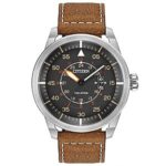 $184.66 – Citizen Men’s Eco-Drive 3-Hand Date Avion Watch with Leather Strap (Style: AW1361:10H)