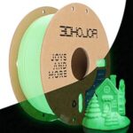 $11.99 – 1.75mm 3DHoJor Glow in the Dark PLA 3D Printer Filament 1kg Spool (Glow Green) –  + Free Shipping w/ Prime or on $35+