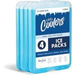 $6.97 – 4-Pk Fit + Fresh Cool Coolers Reusable Slim XL Ice Packs  + Free Shipping w/ Prime, Walmart+ or $35+