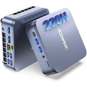 $509.99 – * | ACEMAGIC M5 Mini PC: Intel Core 5 220H, 24GB RAM, 512GB SSD at Amazon