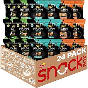 $11.30 – * | 24-Pack 1-Oz Stacy’s Pita Thins (Variety) at Amazon (47.1￠ each)