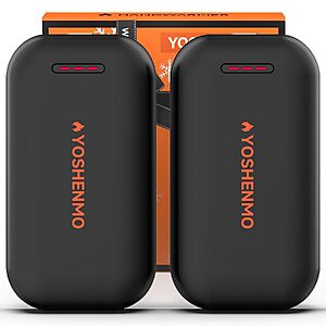 $6.95 – 2-Pack YOSHENMO Rechargeable Electric Hand Warmers w/ 3 Heat Settings & USB-C Charging  + Free Shipping