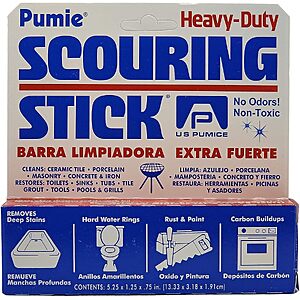 $9.00 – 18-Count PUMIE Heavy Duty Pumice Scouring Sticks: Lowest Price Ever at Amazon