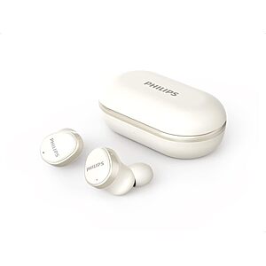 $14.00 – Refurbished – Excellent: Philips T4556 True Wireless ANC Earbuds (White) $14 + Free Shipping w/ Prime or $35+ Orders