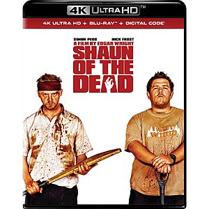 $14.99 – Shaun of the Dead – 4K Ultra HD + Blu-ray + Digital  at Amazon.com