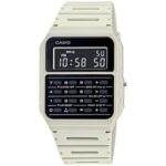 $23.97 – * | 34mm Casio Data Bank Watch w/ 8-Digit Calculator & Resin Band (Grey) at Amazon