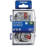 $15.98 – | Dremel EZ728-01 11-Piece EZ Lock Cutting Accessory Kit at Amazon