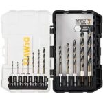 $14.98 – * | 12-Pc DeWALT Black & Gold Drill Bit Set at Amazon