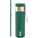 $13.98 – | 24-Oz Contigo SnapSeal Stainless Steel Vacuum-Insulated Water Bottle (Dark Emerald Champagne) at Amazon