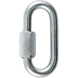 $2.49 – | CURT 82930 Threaded Quick Link Trailer Safety Chain Hook Carabiner Clip, 3/8-Inch Diameter, 11,000 lbs Break Strength at Amazon