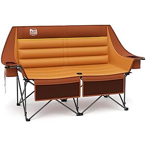 $49.99 – * | Timber Ridge Double Camping Chair Heavy Duty Outdoor Folding Camp Couch at Amazon