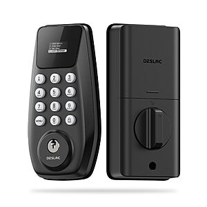 $19.99 – DESLOC C100 Keyless Entry Door Lock with Visual Display, Auto Lock on Sale at Amazon for with Code 7INTLGQT