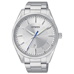 $106.95 – Citizen Quartz Mens Watch, Stainless Steel, Classic, Silver-Tone (Model: BI1030-53A) on Amazon