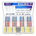$5.99 – Kujet Heat Shrink Solder Seal Wire Connectors Kit 120PCS | 26-10 AWG Waterproof Electrical Connectors