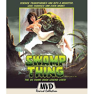$14.38 – Swamp Thing Unrated + Theatrical Cut Collector’s Edition at Amazon.com