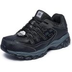 $48.99 – * | Skechers Men’s Cankton Steel Toe Lace Up (Black/Charcoal) at Amazon