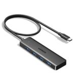 $8.98 – 3.3′ 4-Port Ugreen USB-C to USB-A 3.0 Hub (5Gbps) + Free Shipping w/ Prime or on $35+