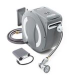 $111.93 – Betta EaseReel Battery-Powered Retractable Garden Hose Reel, 78ft x 1/2″