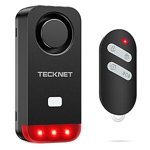 $6.29 – 120dB Tecknet Wireless Anti-Theft Bike & Motorcycle Alarm w/ Remote Control  + Free Shipping w/ Prime or on $35+