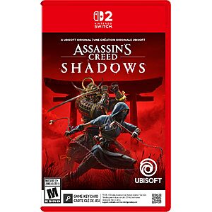 $30.00 – Assassin’s Creed Shadows (Nintendo Switch 2) Now $30 with Free Shipping on Amazon