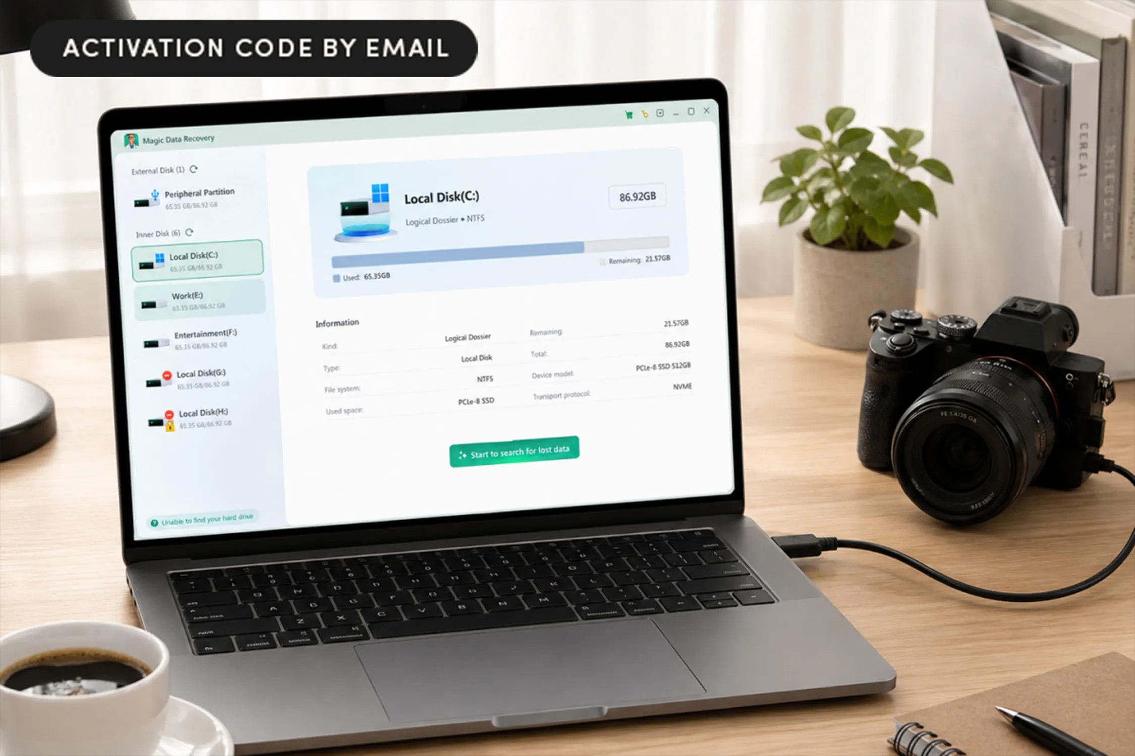 Magic Data Recovery Pro software for Windows