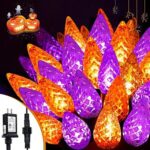 $8.49 – 240-Count 78′ C6 LED Halloween String Lights (Orange & Purple) –  + Free Shipping w/ Prime or on $35+
