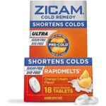 $4.33 – SnS, AC * | 18-Ct Zicam Ultra Cold Remedy Zinc Rapidmelts (Orange Cream) at Amazon