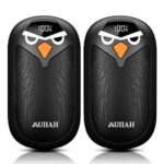 $9.99 – AUIIAH Penguin Hand Warmers Rechargeable 2 Pack with LED Display and 4 Heat Settings  AC