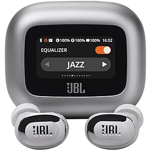 $114.99 – * | JBL Live Buds 3 True Wireless Earbuds w/ ANC & Smart Touchscreen Case at Amazon