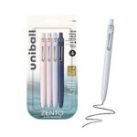 $5.29 – uniball™ Zento Gel Pens, Black Ink, 0.7mm Medium Point, 4 Count | Retractable, Smooth Writing, Quick-Drying, No Smear, No Bleed –  with S&S at Amazon