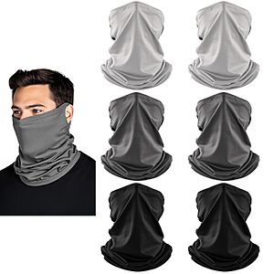 $4.29 – 6-Pack HONGTEYA UV Protection Cooling Neck Gaiter (Various) from + Free Shipping w/ Prime or on $35+